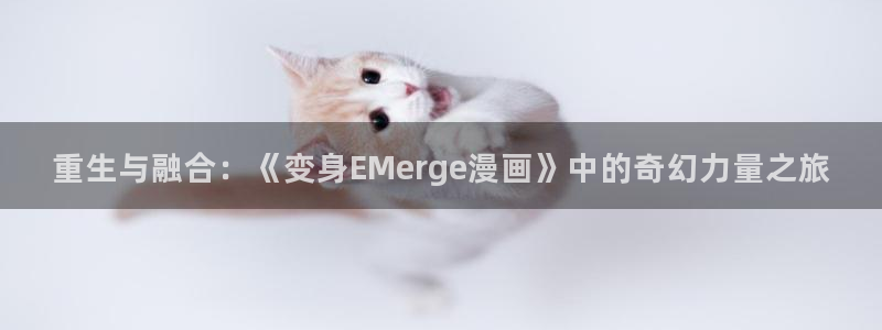51漫画漫画免费阅读看视频下拉：重生与融合：《变身EMerge漫画》中的奇幻力量之旅